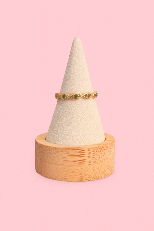 ✨Emerald Vision Gold Ring✨