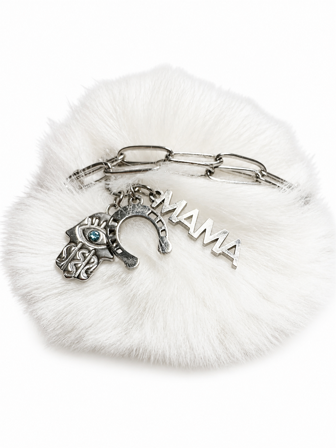 Silver Lucky Mama Necklace Gift Ready