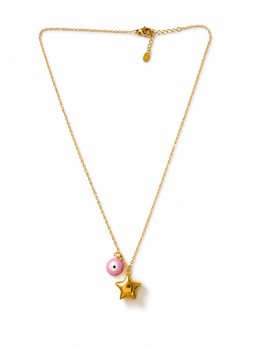 ✨ Golden Wish & Pink Evil Eye Love Box