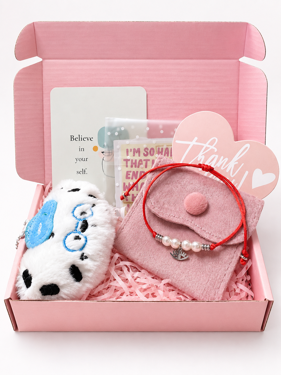 Pearl and Silver Eye - Red String Bracelet ✨Gift Ready Box